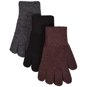 Mikk-Line - Magic Gloves 3 Pack, Andorra/Antrazite/Black